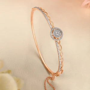 Rosy Drift Rose Gold 925 Sterling Silver Ring