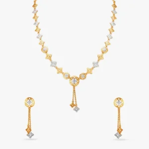 Charming Floral Necklace Set