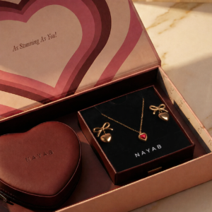 Cupid Heart Bow Heartbeat Gift Box