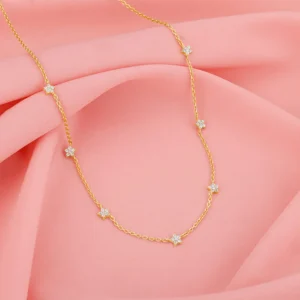 Golden Star Constellation Necklace