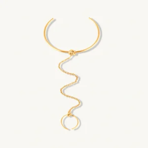 Cuff Bracelet With Ring