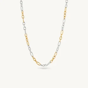 Bold Dual Tone Link Chain For Day Out