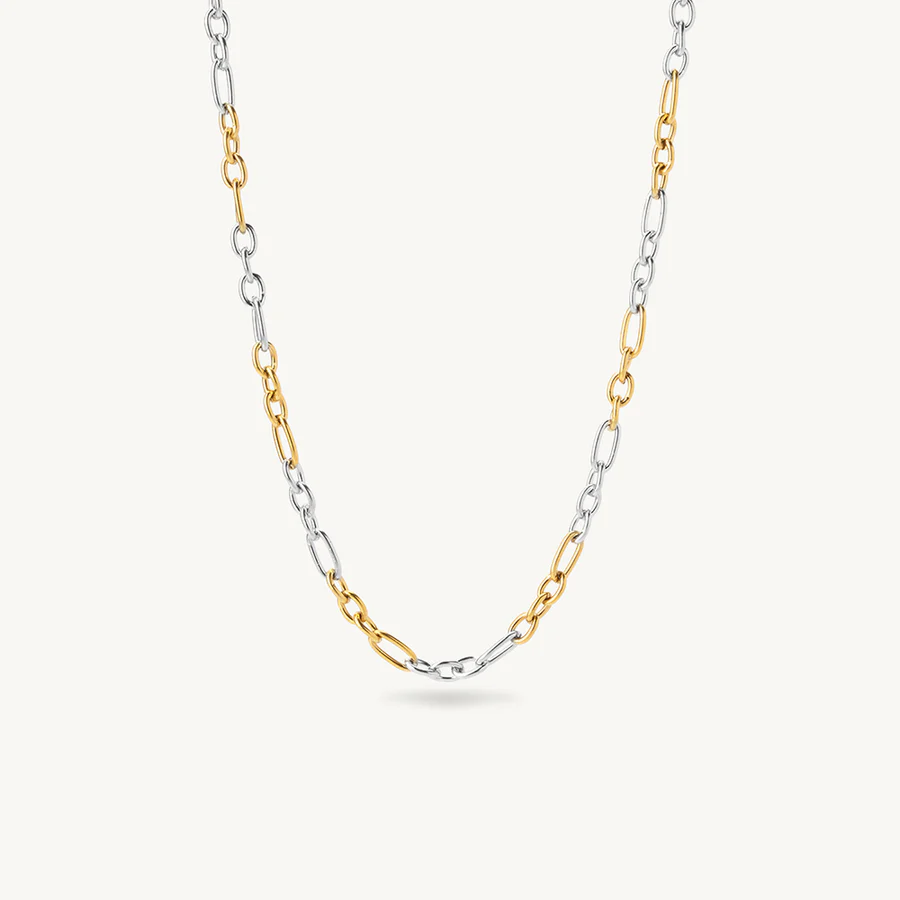 Bold Dual Tone Link Chain For Day Out
